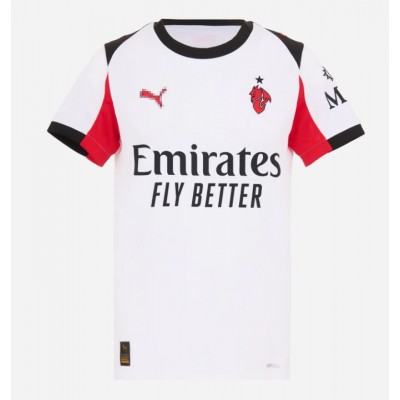 AC Milan Samuele Ricci #4 Gostujuci Dres za Ženska 2025-26 Kratak Rukav AC Milan Samuele Ricci #4 Gostujuci Dres za Ženska 2025-26 Kratak Rukav